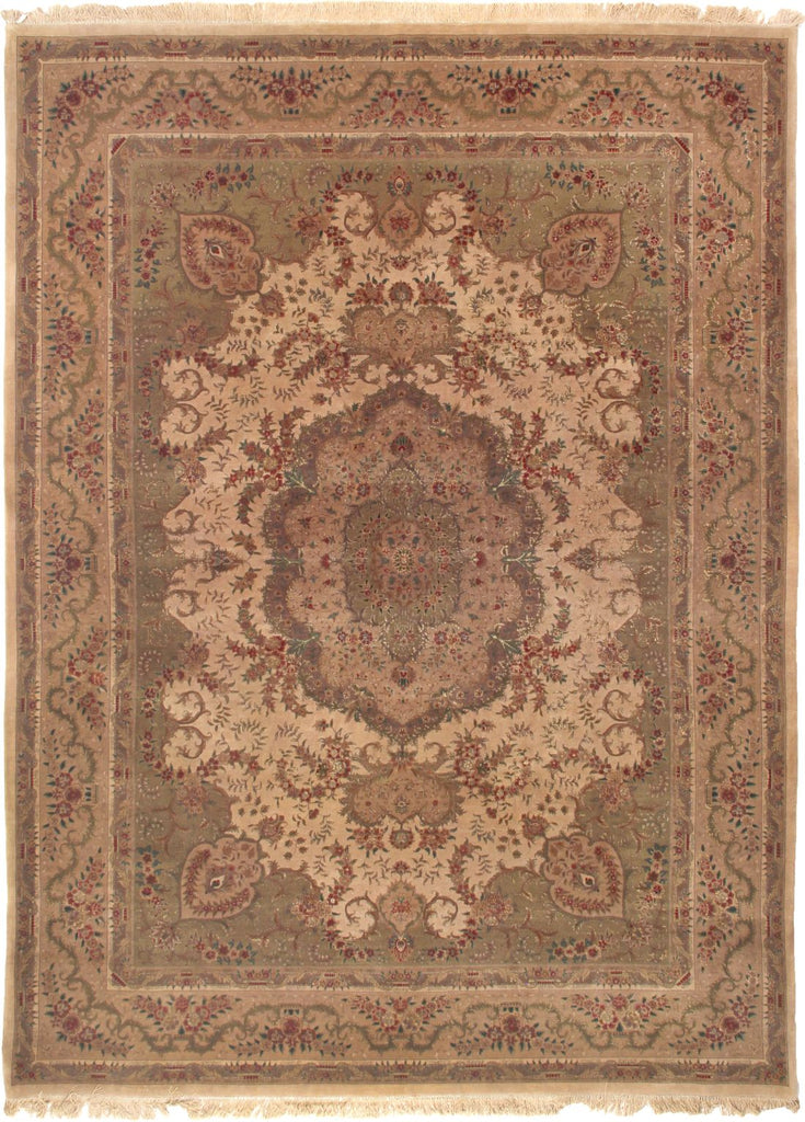 Exquisite Rugs Super Fine Tabriz 5416 Ivory Area Rug main image