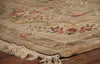 Exquisite Rugs Super Fine Tabriz 5416 Ivory Area Rug Corner Image