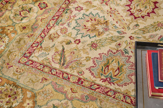 Exquisite Rugs Polonaise 5420 Cream Area Rug Lifestyle Image Feature