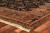 Exquisite Rugs Super Fine Tabriz 5432 Black/Gold Area Rug Corner Image