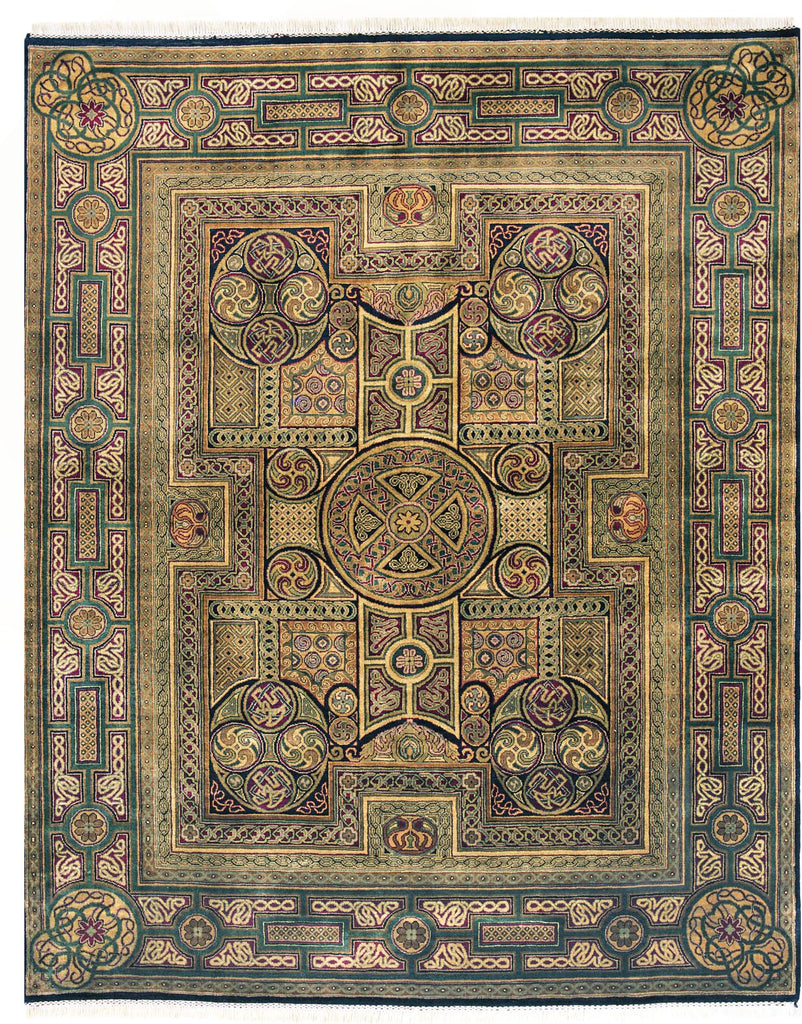 Exquisite Rugs Agra 5458 Green Area Rug main image