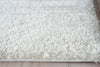 Exquisite Rugs Luxe Shag 5494 Ivory Area Rug Closeup Image