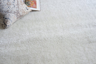 Exquisite Rugs Luxe Shag 5494 Ivory Area Rug Detail Image