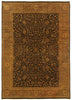 Exquisite Rugs Super Fine Tabriz 5496 Black Area Rug main image