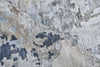 Exquisite Rugs Floor Art 5499 Silver/Gray/Coffee Area Rug