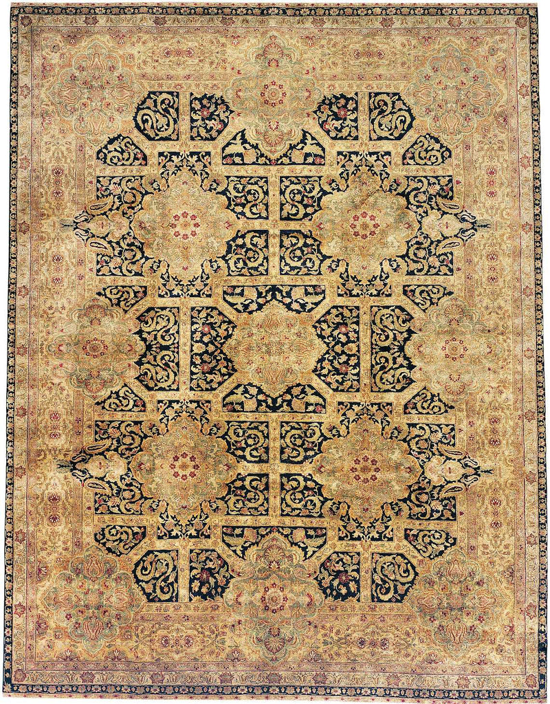 Exquisite Rugs Agra 5516 Beige/Black Area Rug main image