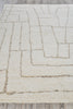 Exquisite Rugs Tahoe 5557 White/Beige Area Rug Closeup Image