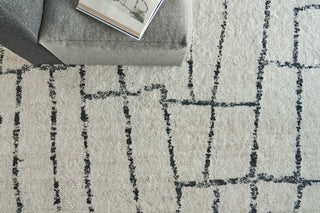 Exquisite Rugs Tahoe 5559 Ivory/Black Area Rug Detail Image