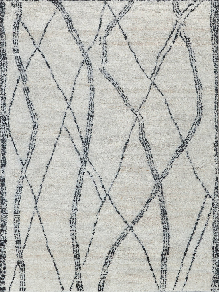 Exquisite Rugs Tahoe 5560 Ivory/Black Area Rug main image