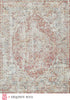 The Met X Exquisite Rugs Antique Loom 5575 Beige/Rust Area Rug