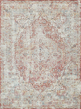 The Met X Exquisite Rugs Antique Loom 5575 Beige/Rust Area Rug Corner Image