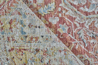 Exquisite Rugs Antique Loom 5575 Beige/Rust Area Rug Closeup Image