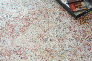 Exquisite Rugs Antique Loom 5575 Beige/Rust Area Rug Pile Image