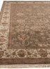 Exquisite Rugs Intricate Agra 5585 Light Green/Beige Area Rug Closeup Image