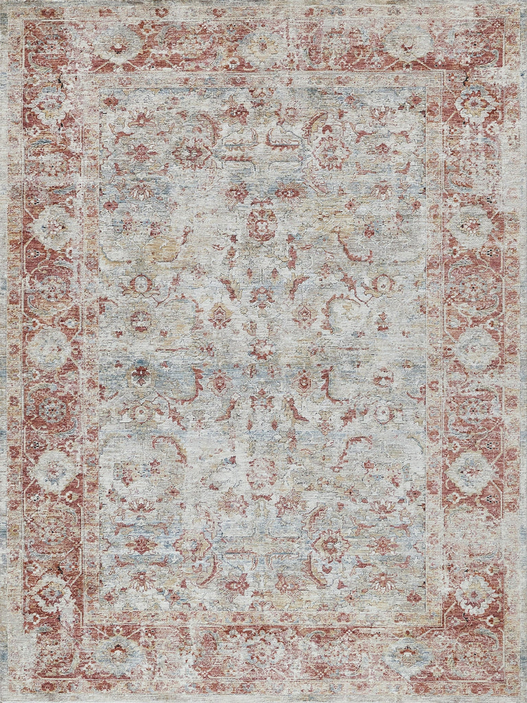 Exquisite Rugs Antique Loom 5595 Blue/Rust Area Rug main image