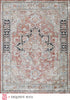 The Met X Exquisite Rugs Antique Loom 5596 Rust/Black Area Rug