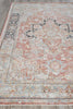 The Met X Exquisite Rugs Antique Loom 5596 Rust/Black Area Rug Closeup Image