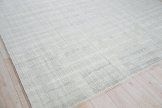 Exquisite Rugs Robin Stripe 5624 Light Silver Area Rug Corner Image