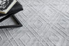 Exquisite Rugs Castelli 5629 Light Silver Area Rug Detail Image