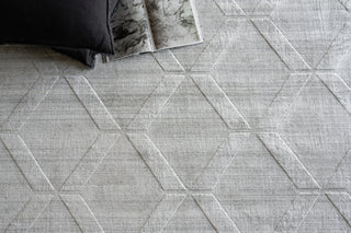 Exquisite Rugs Castelli 5630 Light Silver Area Rug Detail Image