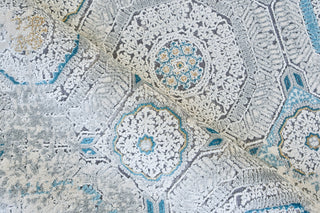 Exquisite Rugs Legacy 5662 Ivory/Blue Area Rug Pile Image