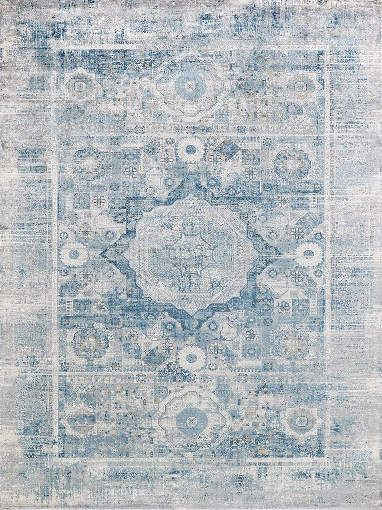 Exquisite Rugs Legacy 5663 Blue/Ivory Area Rug by The Met main image