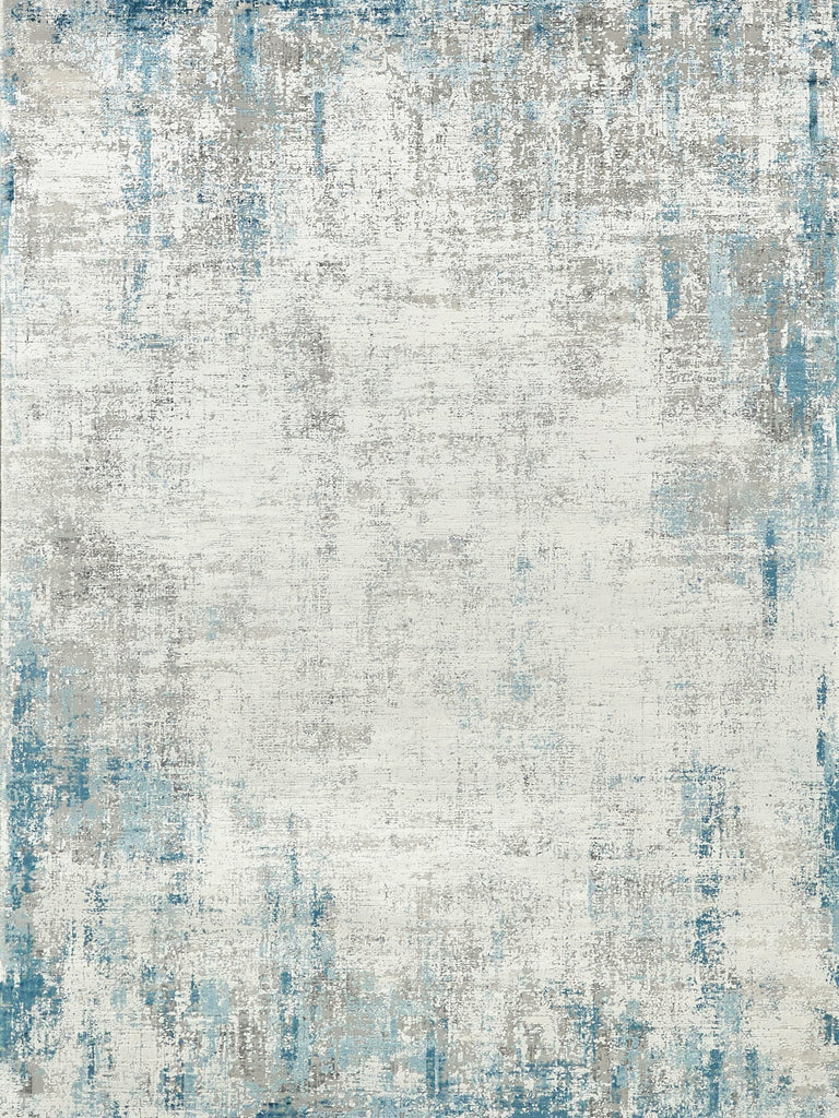 Exquisite Rugs Mercuri 5664 Silver/Blue Area Rug by The Met main image
