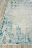 Exquisite Rugs Mercuri 5664 Silver/Blue Area Rug by The Met Closeup Image