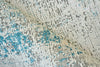 Exquisite Rugs Mercuri 5664 Silver/Blue Area Rug by The Met Pile Image
