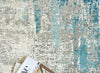 Exquisite Rugs Mercuri 5664 Silver/Blue Area Rug by The Met Lifestyle Image Feature