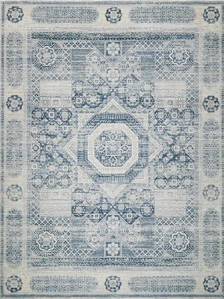 Exquisite Rugs Vintage Looms 5670 Light Blue/Blue Area Rug main image