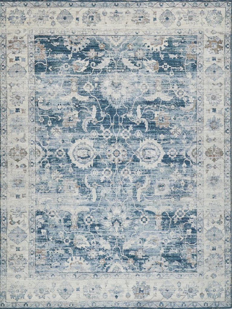 The Met X Exquisite Rugs Vintage Looms 5672 Blue/Beige Area Rug main image