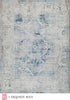 The Met X Exquisite Rugs Vintage Looms 5673 Light Blue/Beige Area Rug