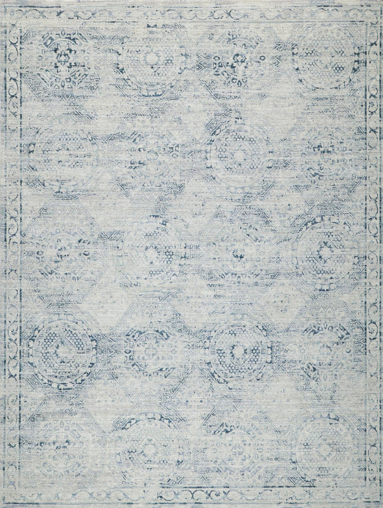 The Met X Exquisite Rugs Vintage Looms 5674 Light Blue/Blue Area Rug main image