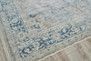 The Met X Exquisite Rugs Vintage Looms 5676 Rust/Navy Area Rug Corner Image