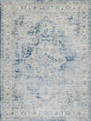 The Met X Exquisite Rugs Vintage Looms 5677 Blue/Beige Area Rug main image