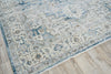 The Met X Exquisite Rugs Vintage Looms 5677 Blue/Beige Area Rug Corner Image