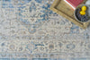 The Met X Exquisite Rugs Vintage Looms 5677 Blue/Beige Area Rug Detail Image