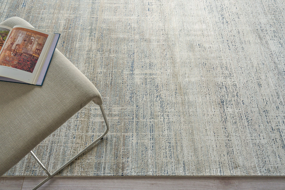Exquisite Rugs Mercuri 5684 Light Blue/Blue Area Rug by The Met Lifestyle Image Feature