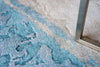 Exquisite Rugs Floor Art 5708 Ivory/Light Blue Area Rug