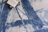 Exquisite Rugs Floor Art 5709 Ivory/Dark Blue Area Rug Detail Image