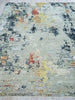 Exquisite Rugs Cosmo 5718 Silver/Multi Area Rug Closeup Image