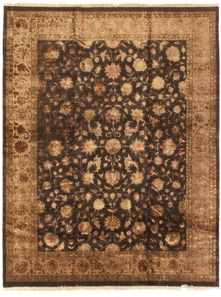 Exquisite Rugs Museum Kashan 5729 Charcoal/Beige Area Rug main image
