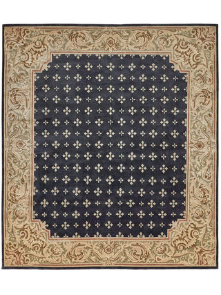 Exquisite Rugs Contemporary 5795 Black/Green Area Rug main image