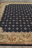 Exquisite Rugs Contemporary 5795 Black/Green Area Rug Closeup Image