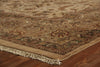 Exquisite Rugs Moghul 5848 Wheat/Camel Area Rug Corner Image