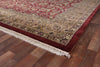 Exquisite Rugs Moghul 5849 Red/Gold Area Rug Corner Image