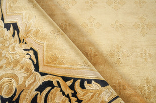 Exquisite Rugs Super Tibetan 5854 Gold/Black Area Rug Pile Image