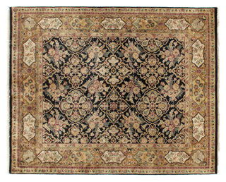 Exquisite Rugs Polonaise 5857 Black/Peach Area Rug main image