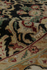 Exquisite Rugs Polonaise 5857 Black/Peach Area Rug Lifestyle Image Feature
